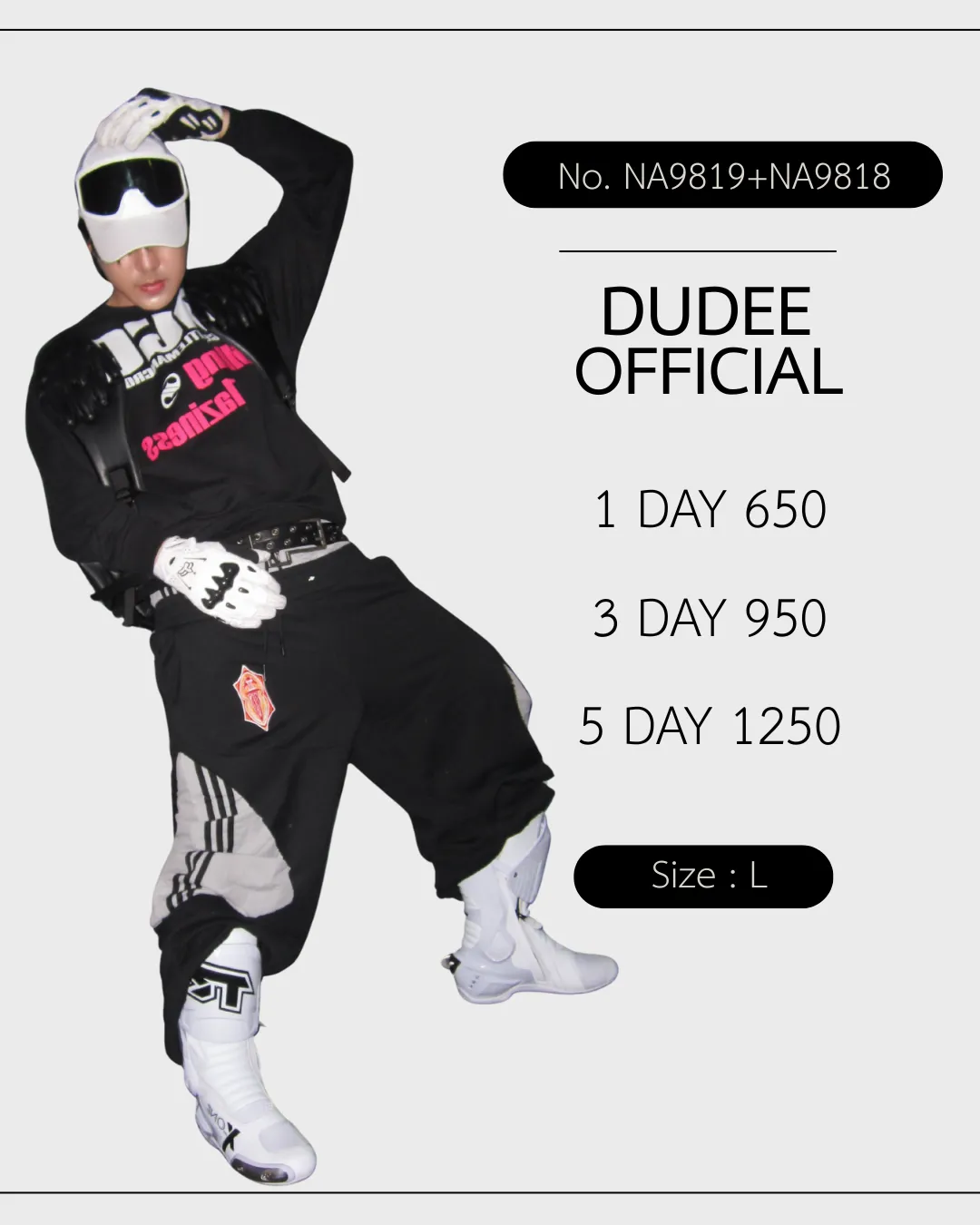 (NA9818+NA9817) เสื้อ+กางเกง