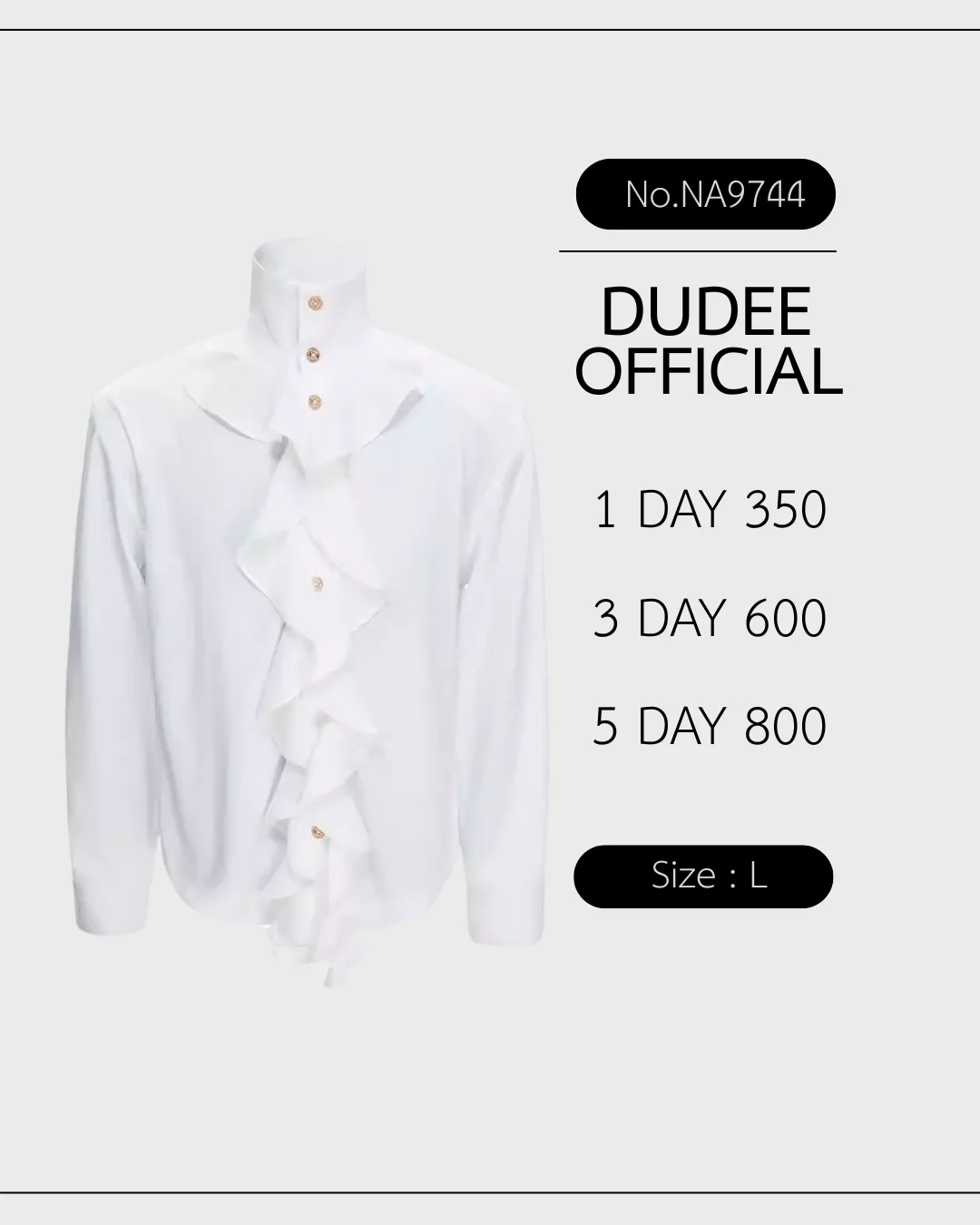 (NA9744) เฉพาะเสื้อ