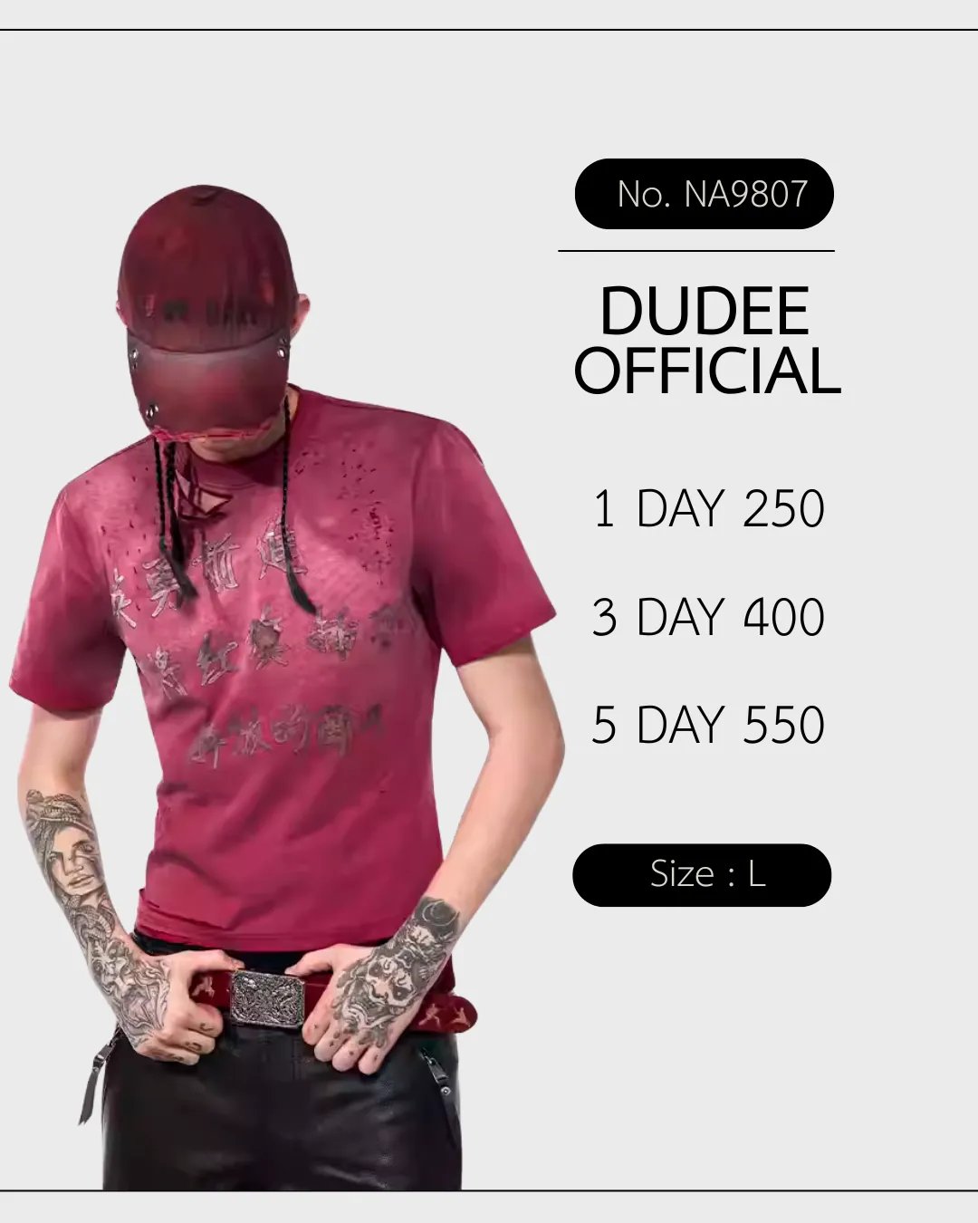 (NA9807) เฉพาะเสื้อ