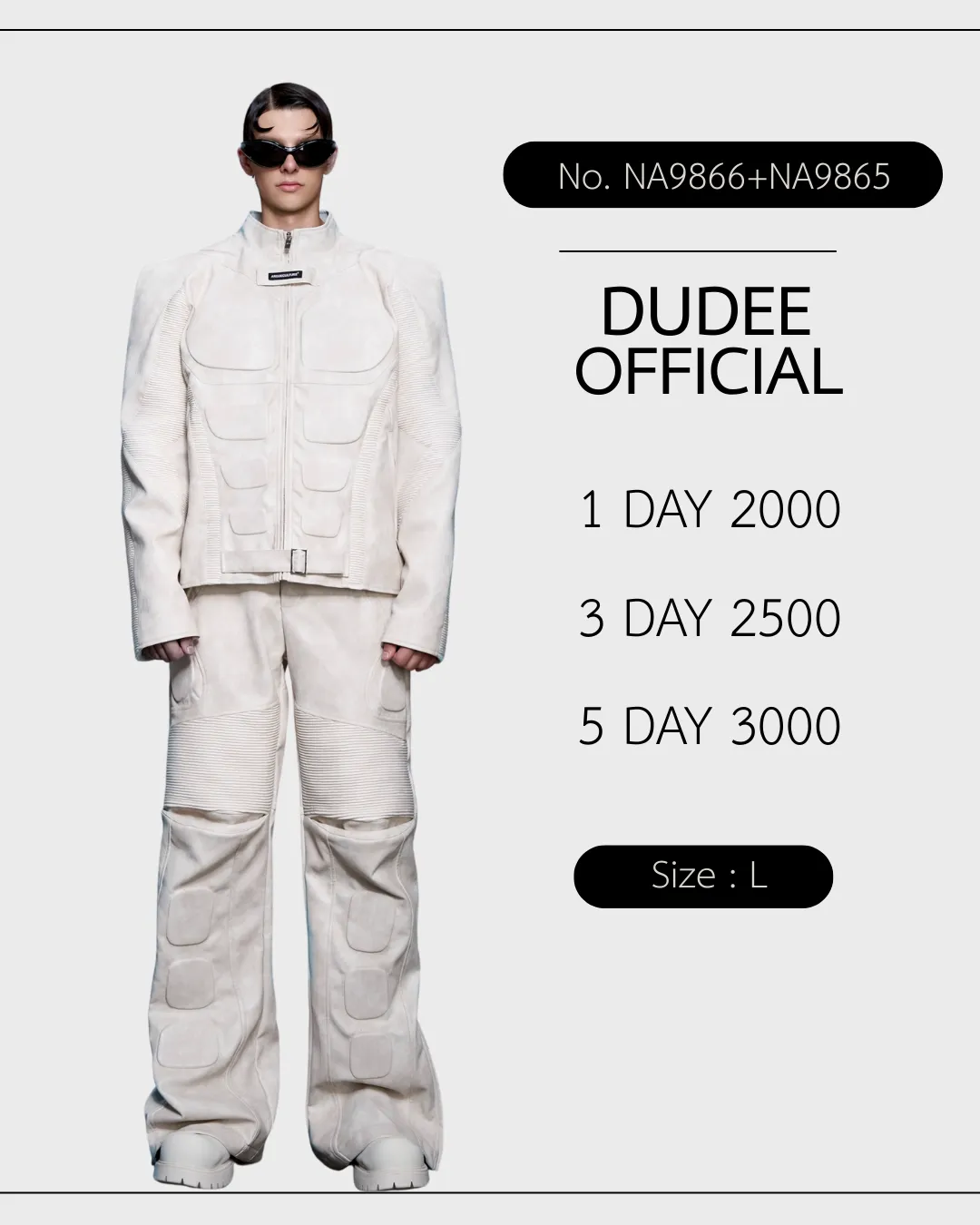 (NA9865+NA9876) เสื้อ+กางเกง 