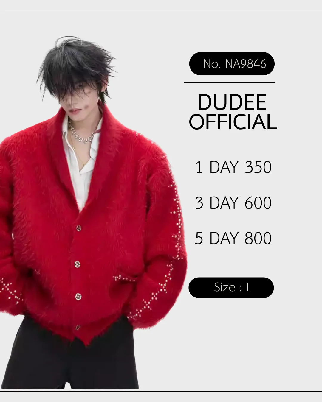 (NA9846) เฉพาะเสื้อ Christmas Series Faux Mink Knit Sweaters 