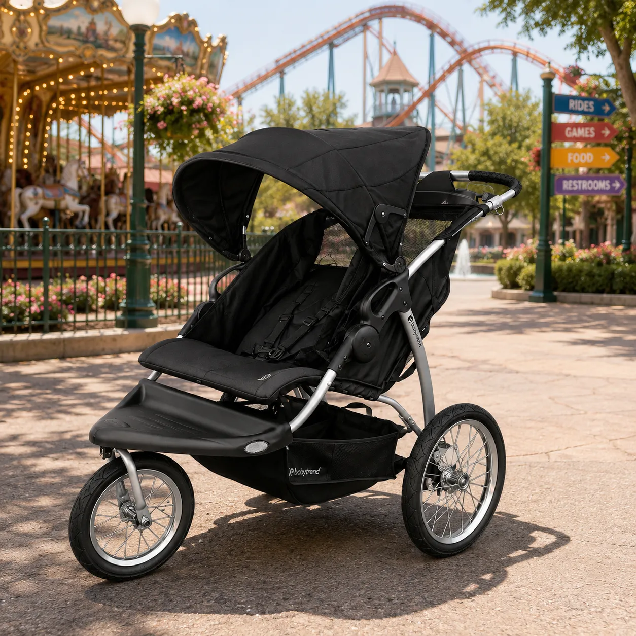SINGLE JOGGING STROLLER - ALLOW 24 HOURS FOR DELIVERY