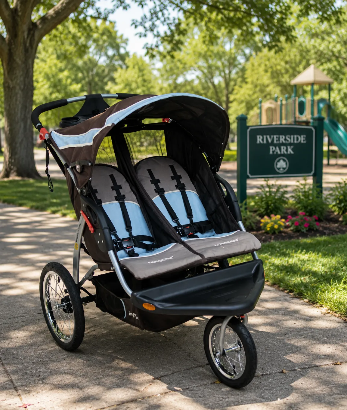 DOUBLE JOGGING STROLLER - ALLOW 24 HOURS FOR DELIVERY