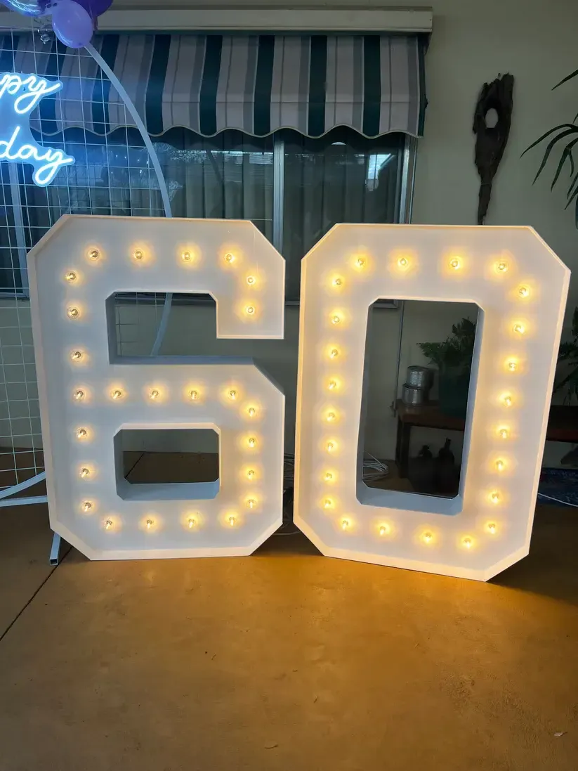 Large Light up numbers