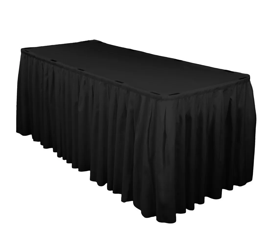 Black Table Skirts