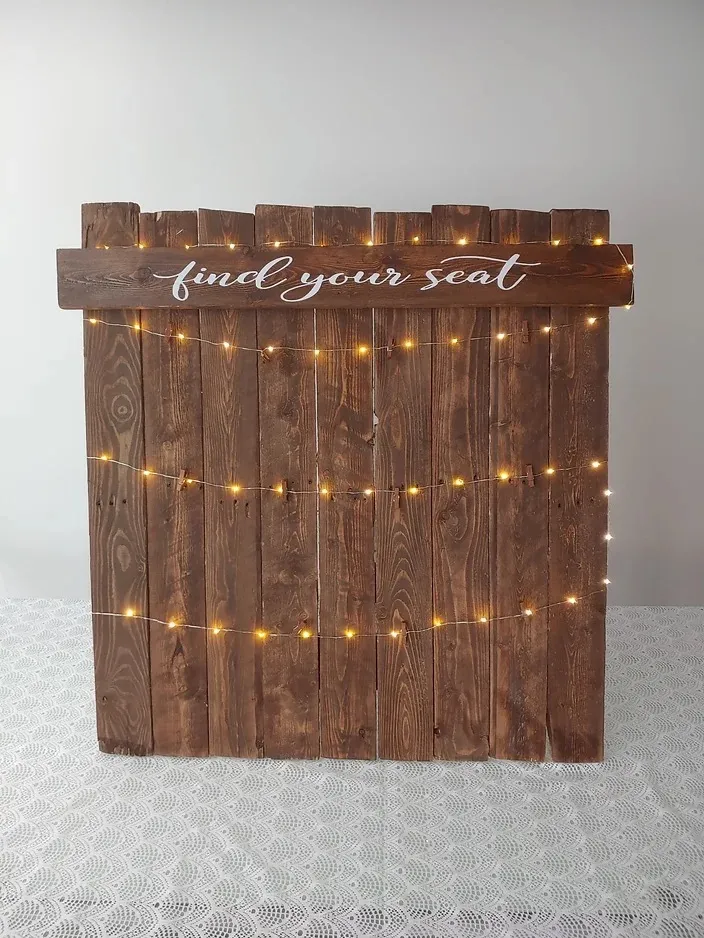 "Find Your Seat" Seating Chart