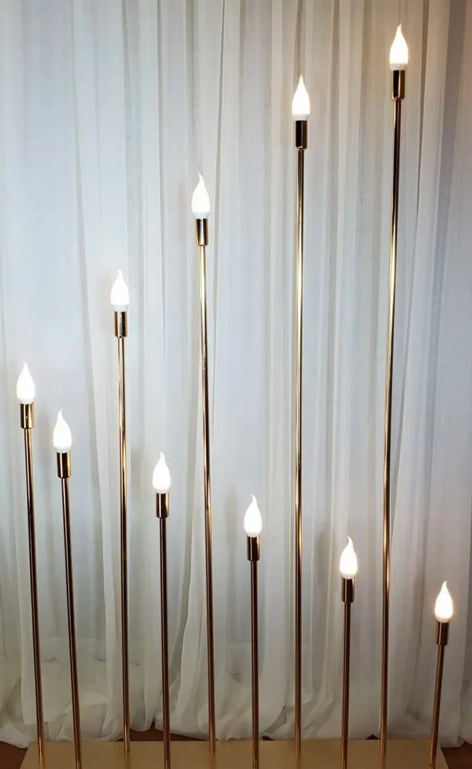 Gold Floor Light Stands