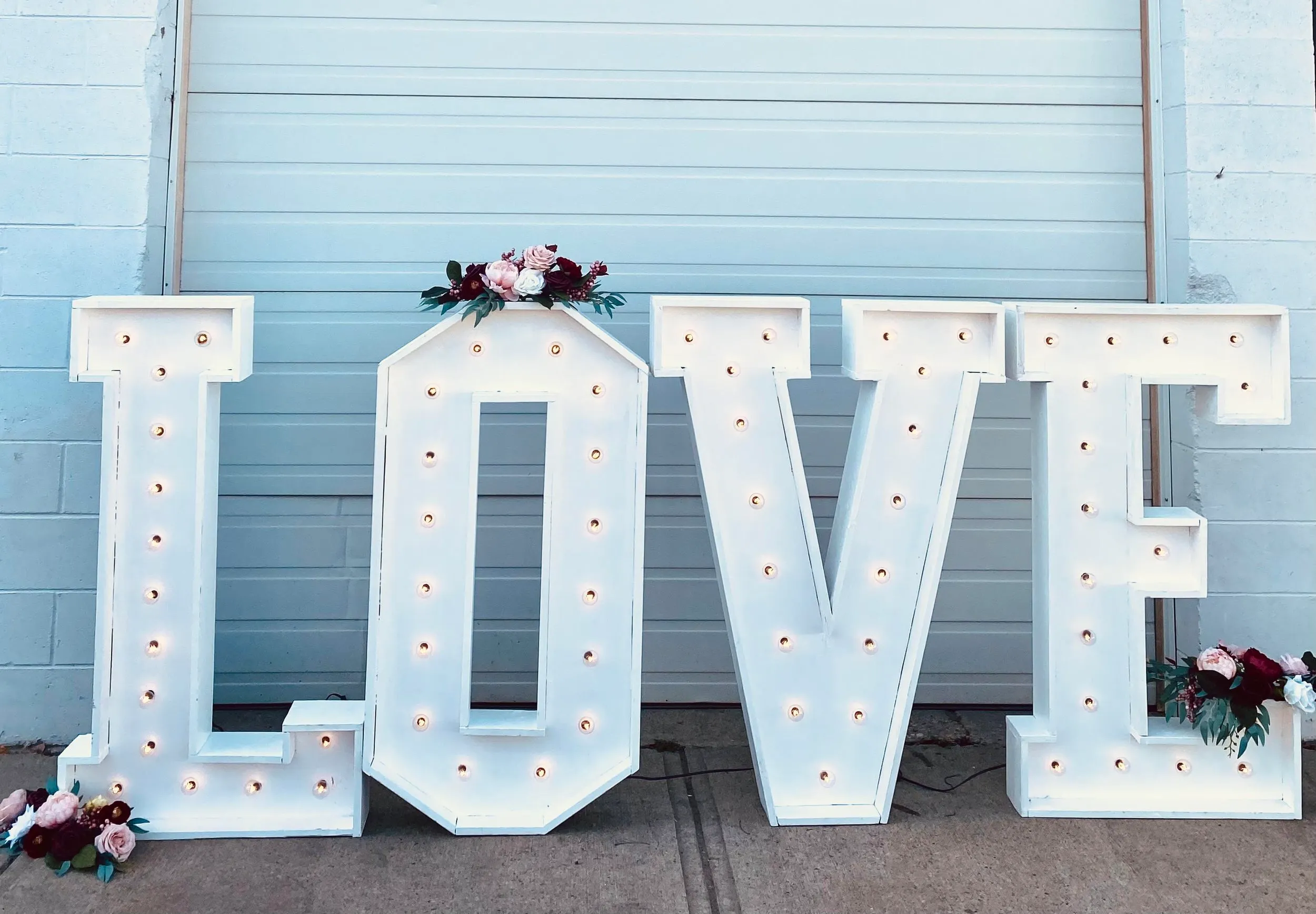 4.5ft LOVE Marquee Letters