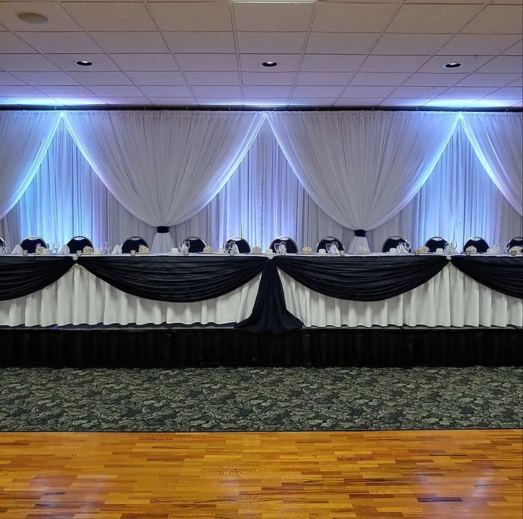 Double Layer Backdrop with LED Lights