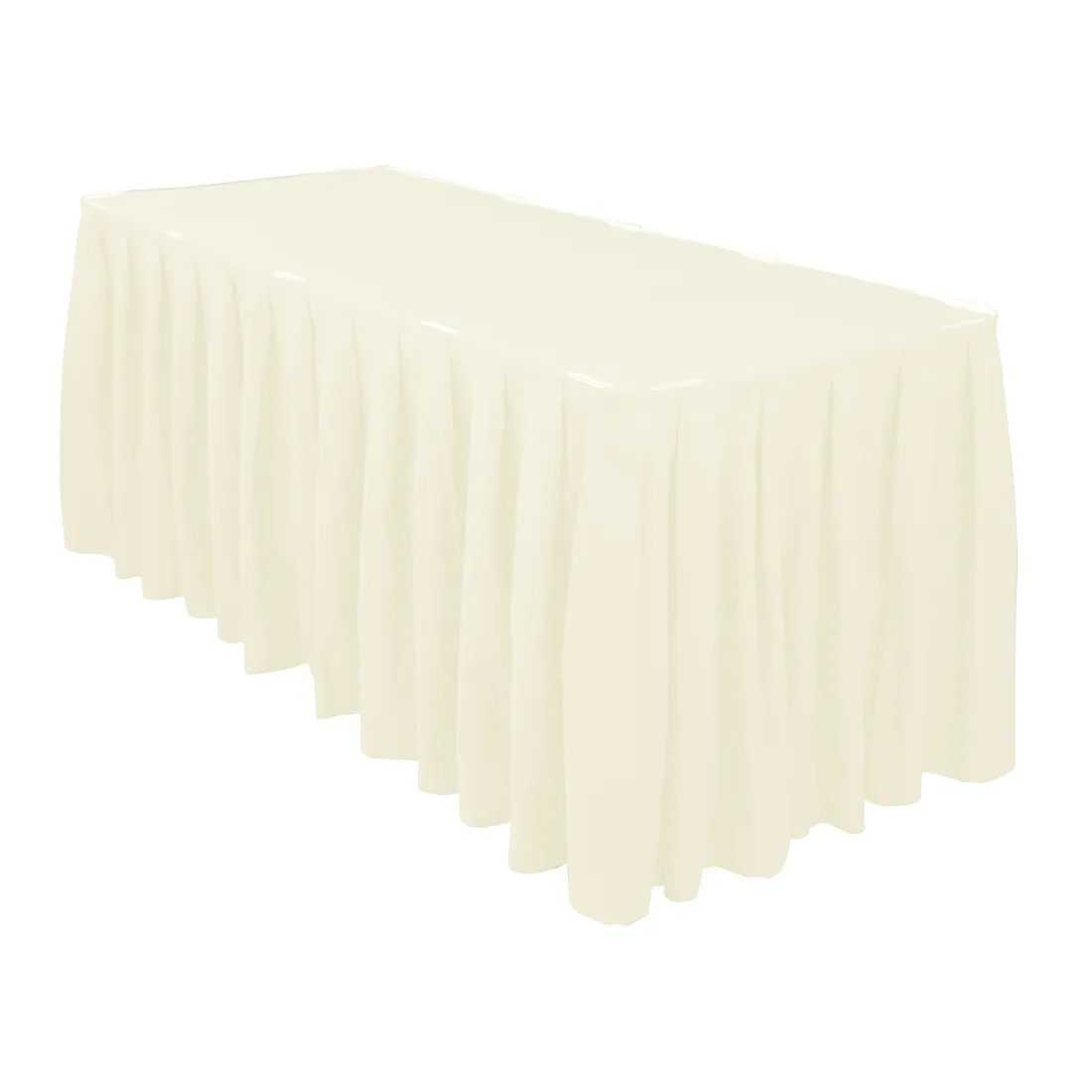 Ivory Table Skirts