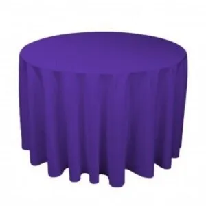 Purple Polyester Tablecloths
