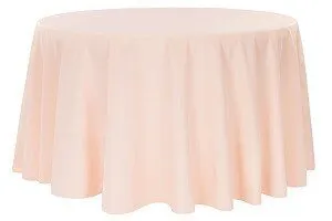 Blush Polyester Tablecloths