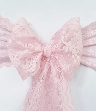 Dusty Rose Lace Sash