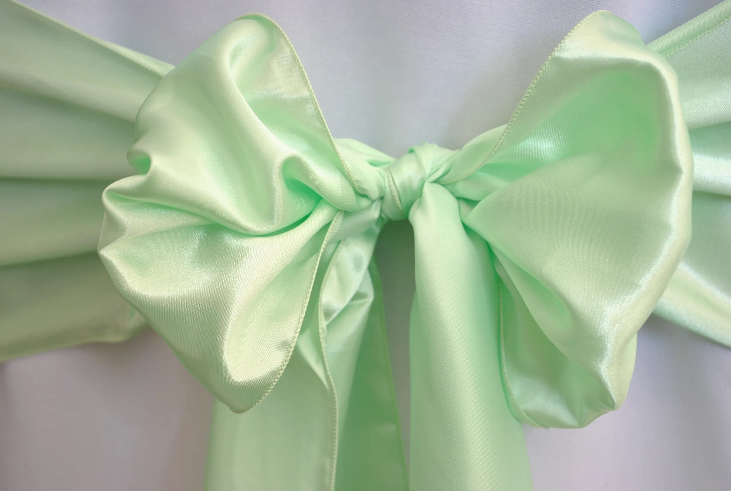 Mint Satin Sash
