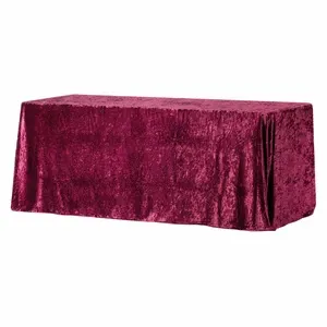 Burgundy Velvet Tablecloths