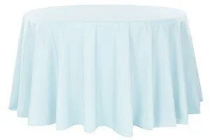 Light Blue Polyester Tablecloths