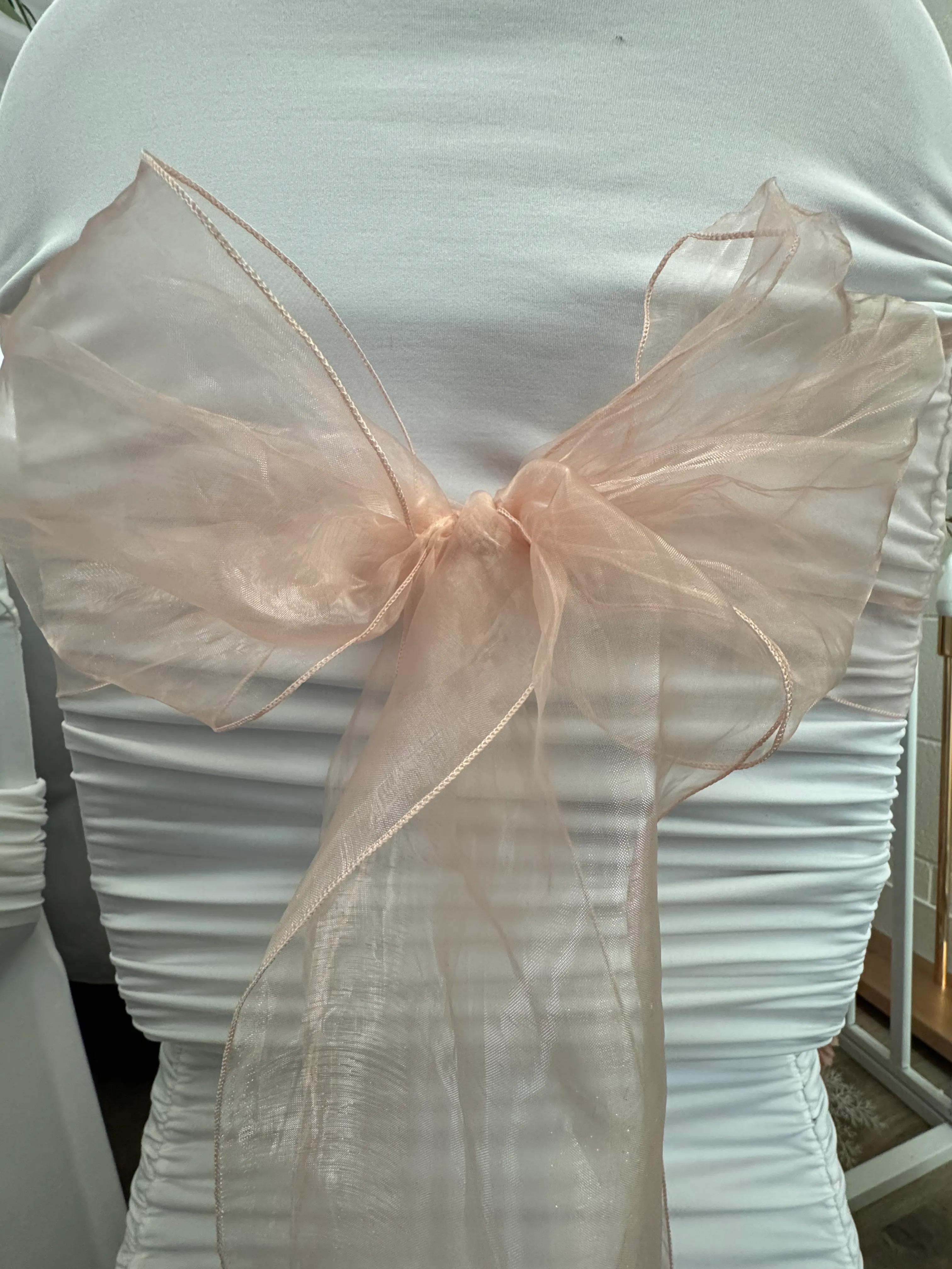 Dusty Rose Organza Sashes