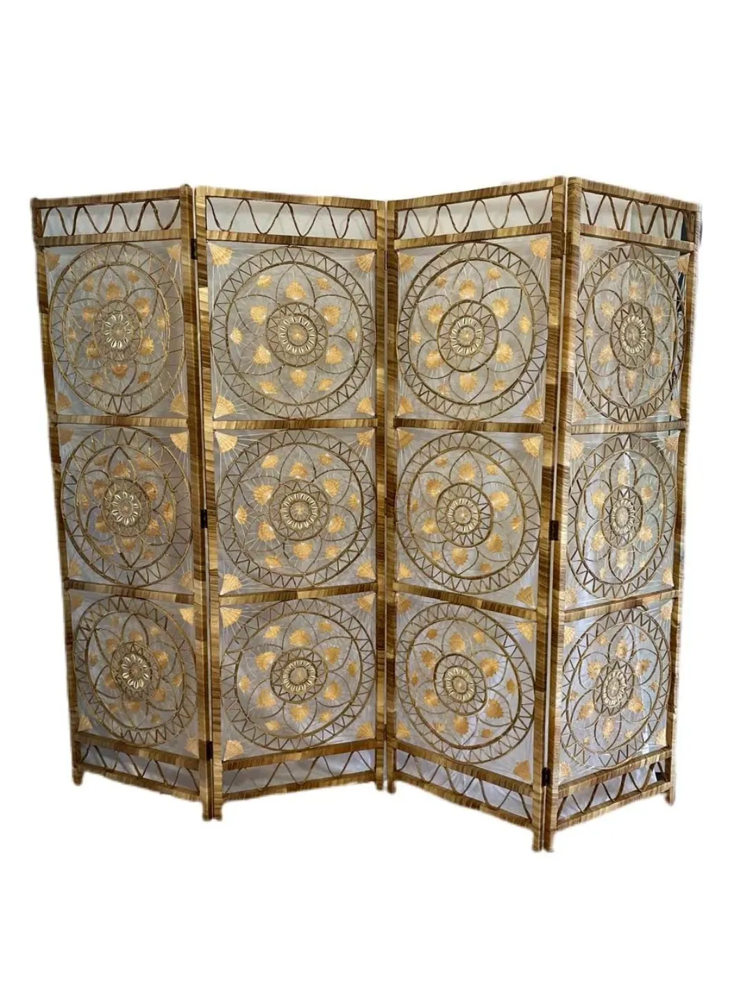 Wicker Shell 4 Panel Divider