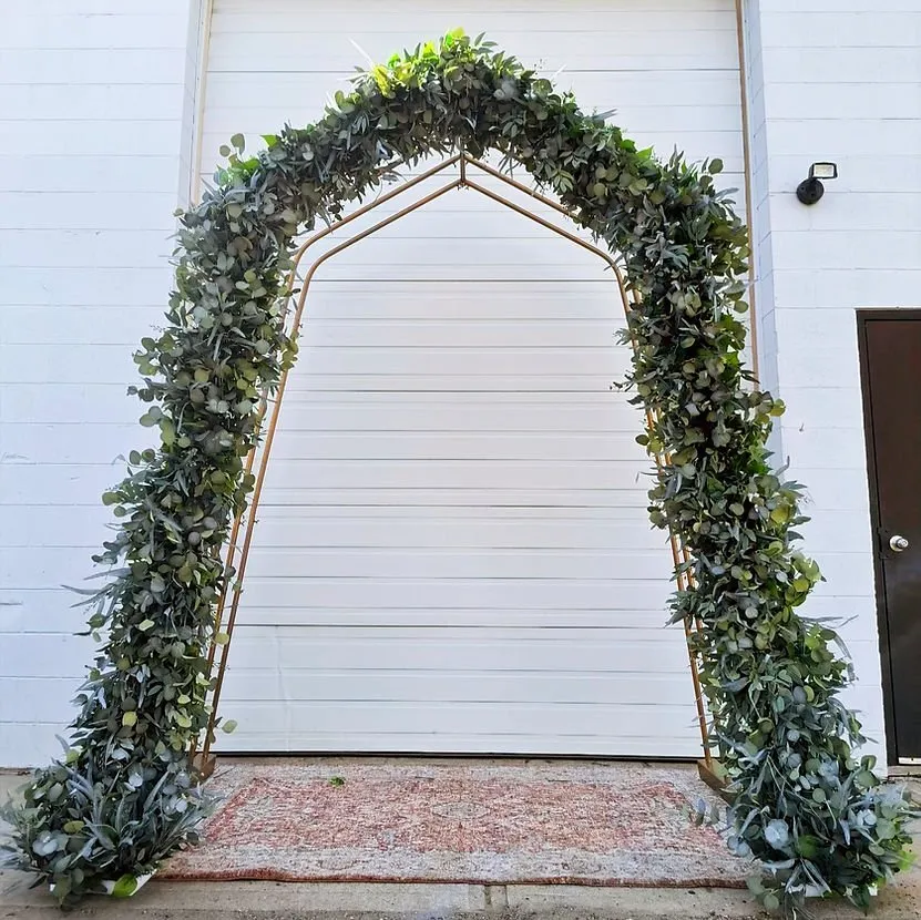 Cathedral Arch with Luxe Greenery