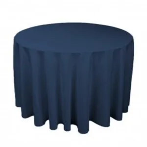 Navy Polyester Tablecloths