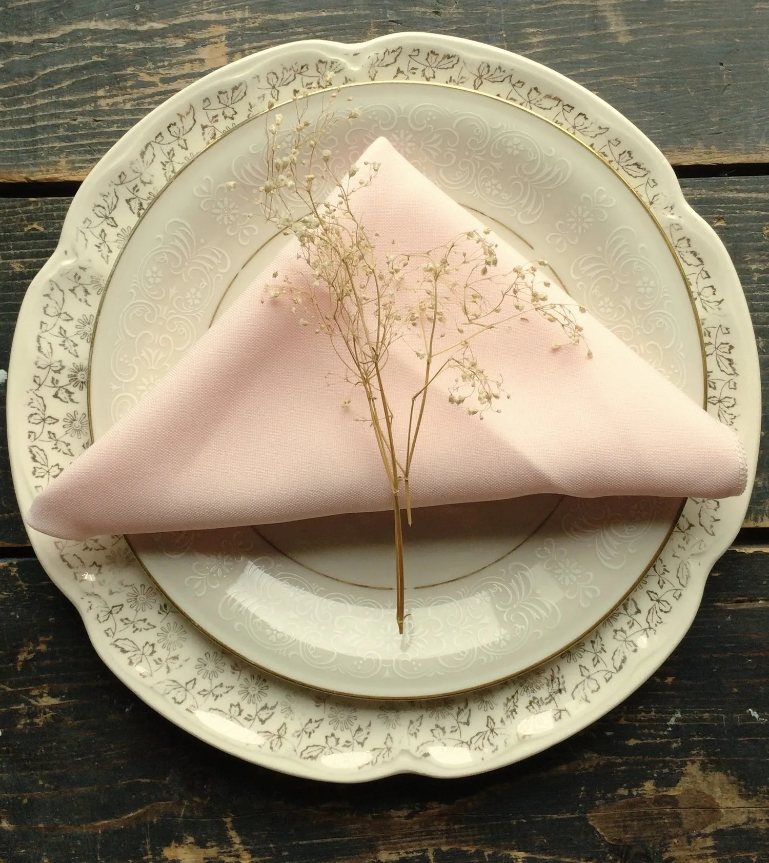 Salmon Polyester Napkins