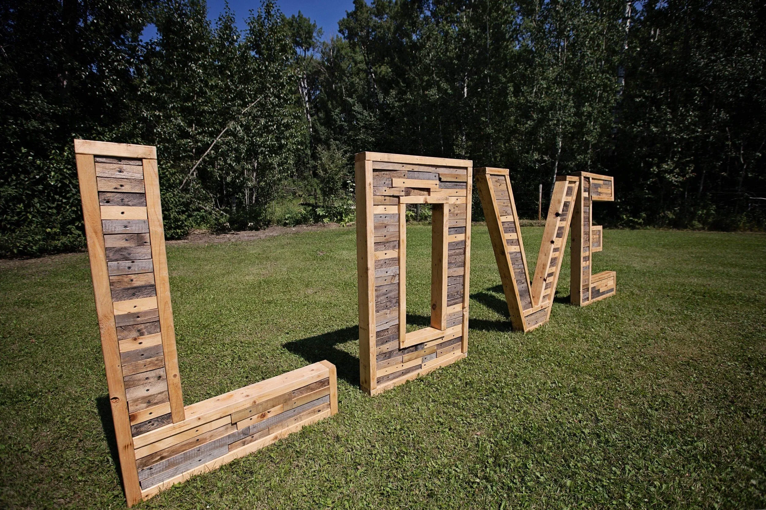 4ft Wood LOVE Letters