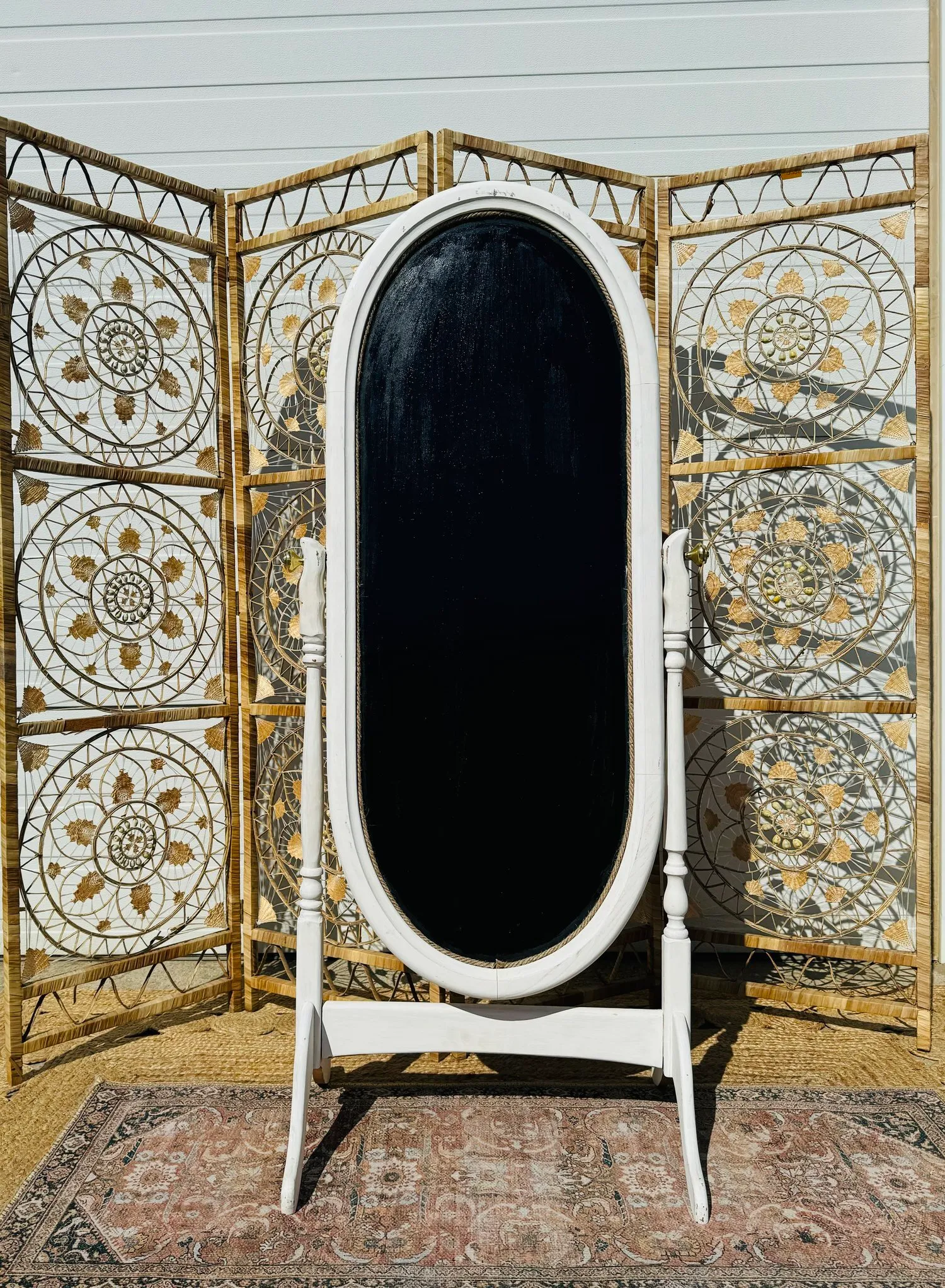 Isla Ornate Standing Chalkboard