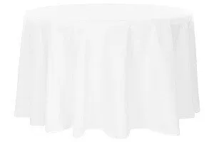 White Polyester Table Cloths