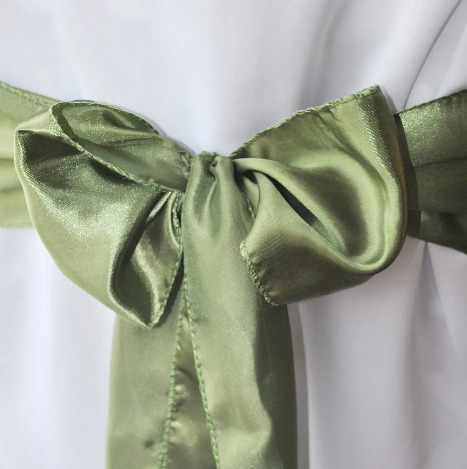 Olive Satin Sash