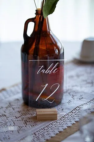 Acrylic Table Numbers
