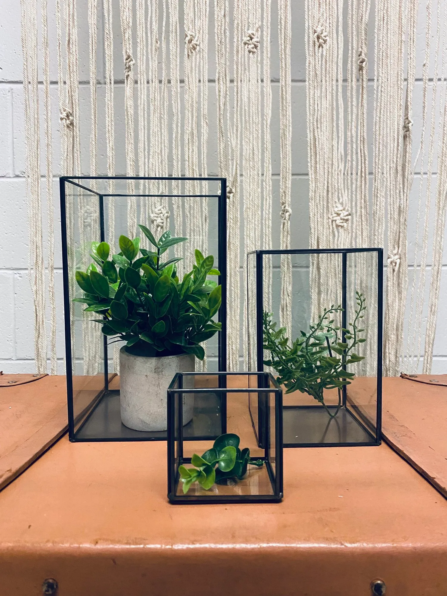 Black Geometric Lanterns
