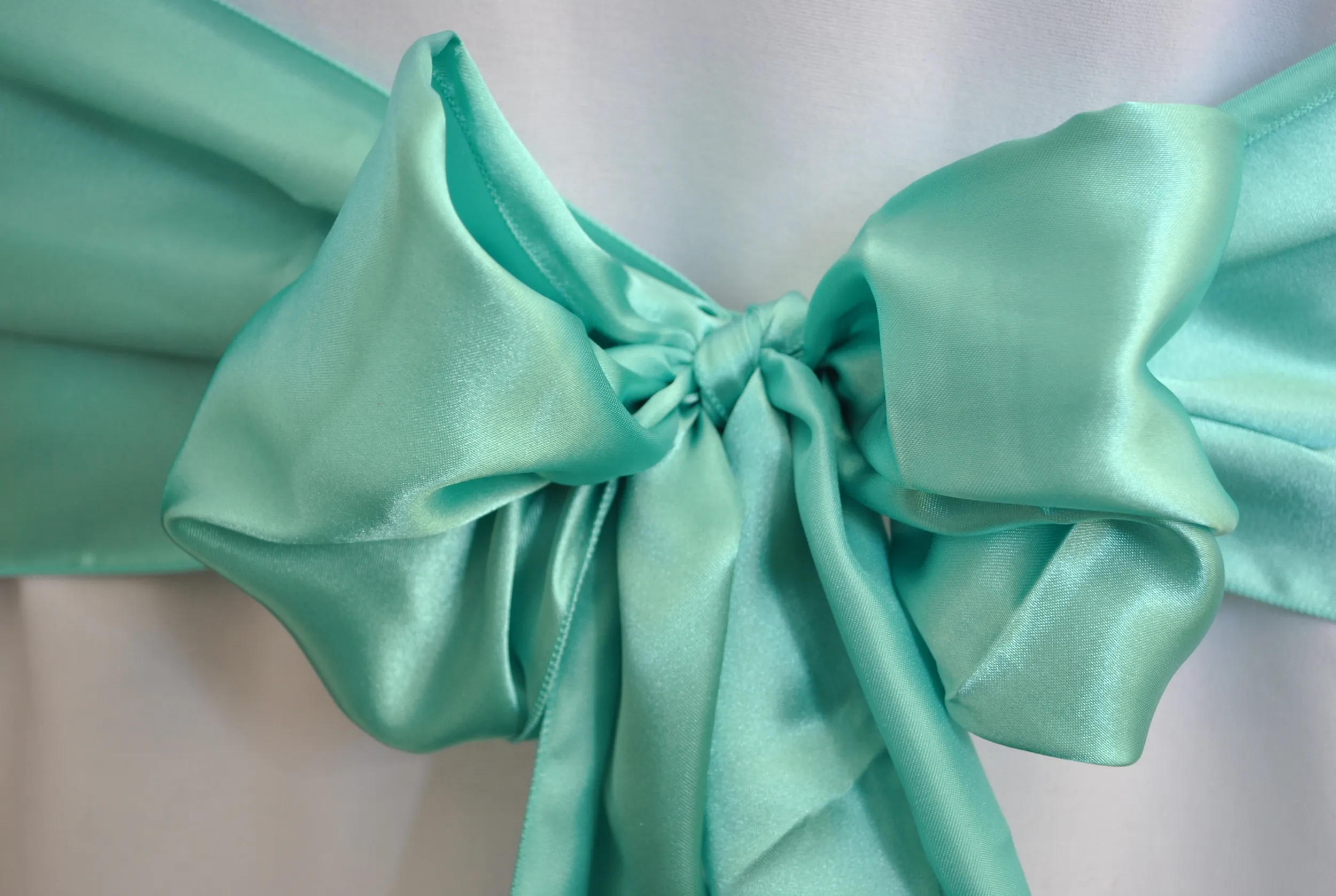 Tiffany Blue Satin Sash