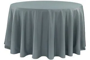 Charcoal Polyester Tablecloths