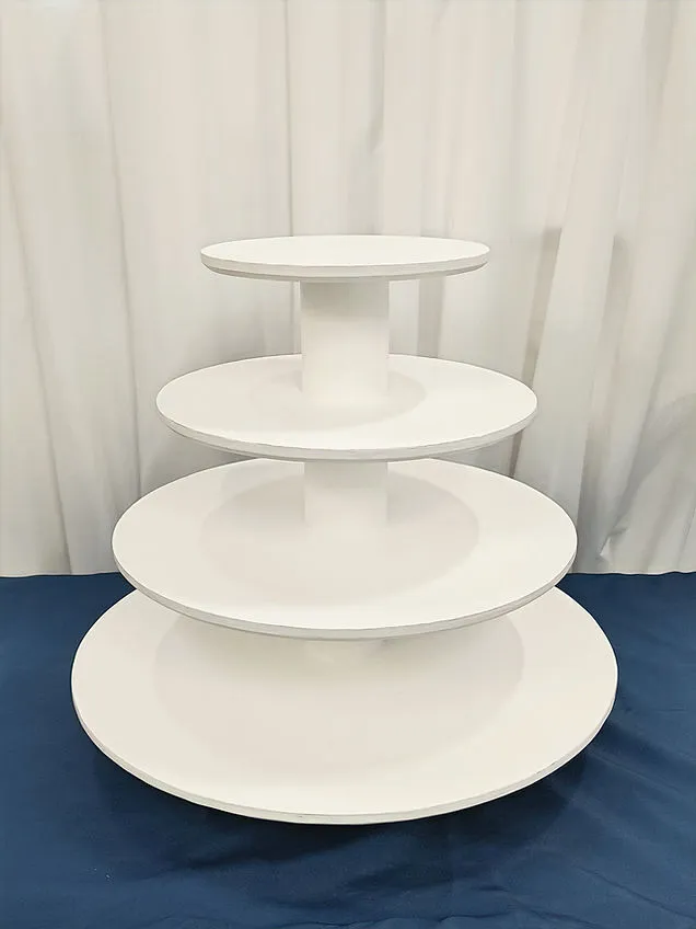 Large White Cupcake Stand