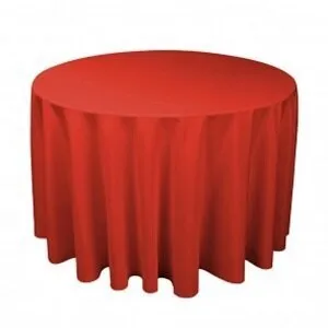 Red Polyester Tablecloths