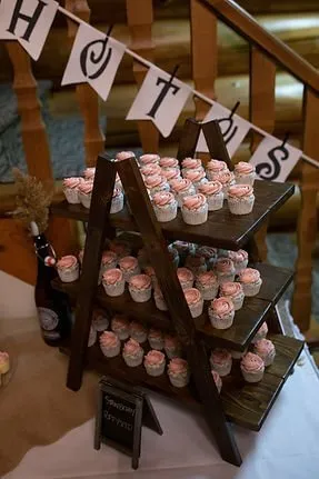 Rustic Cupcake Stand