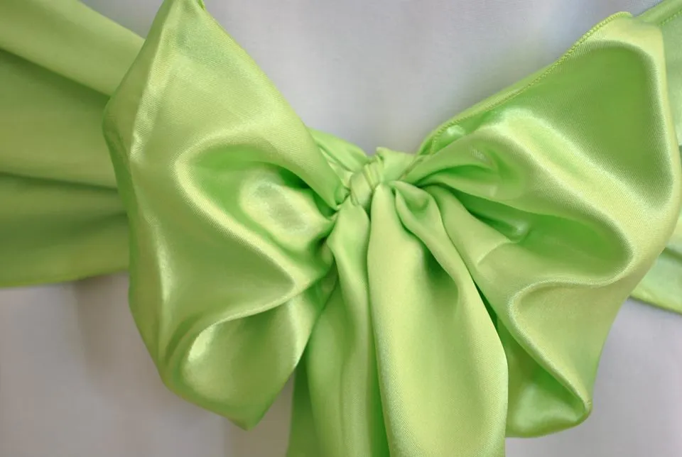 Lime Satin Sash