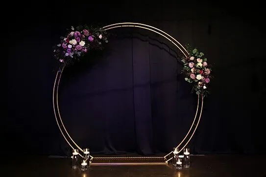 Gold Circle Arch