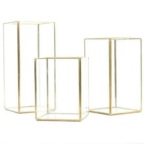 Gold Geometric Lanterns