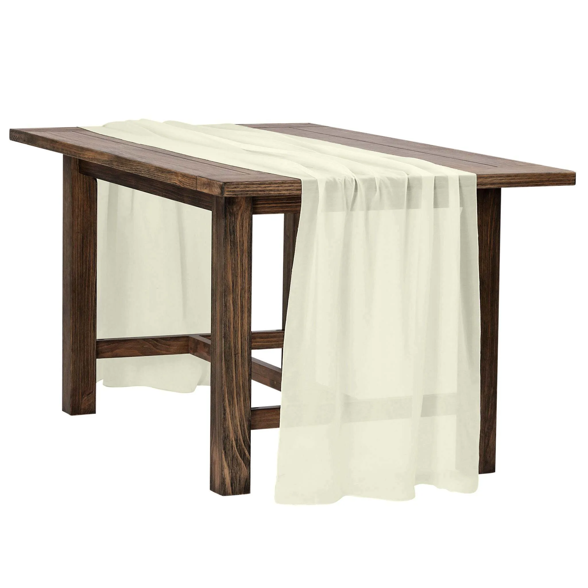 Ivory Chiffon Runners