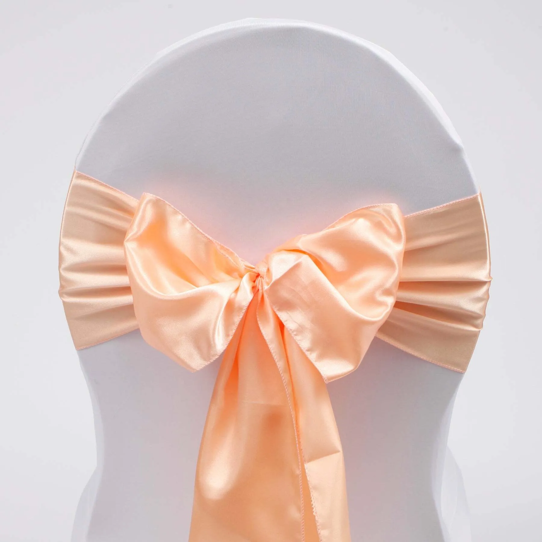 Peach Satin Sash