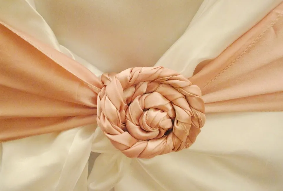 Dusty Rose Satin Sash