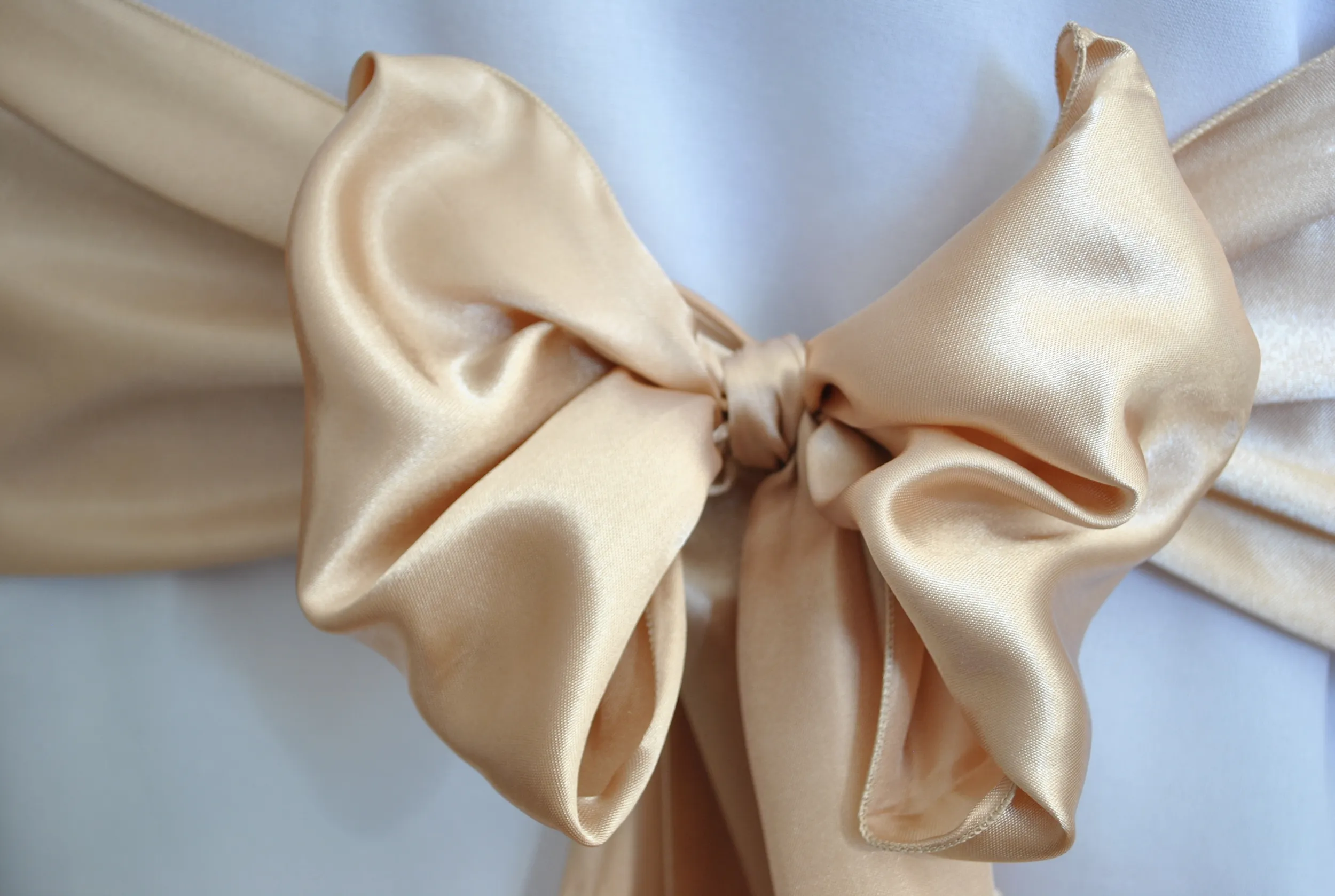 Champagne Satin Sash