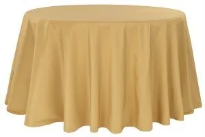 Gold Polyester Tablecloths