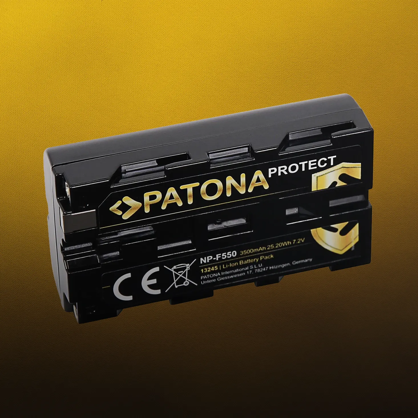 PATONA pro Sony NP-F550 3500mAh Li-Ion 7,2V Protect