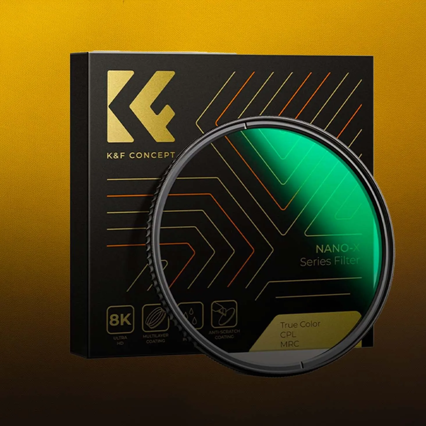 Prémiový CPL filtr pro objektiv Nano-X PRO od K&F Concept (82mm)