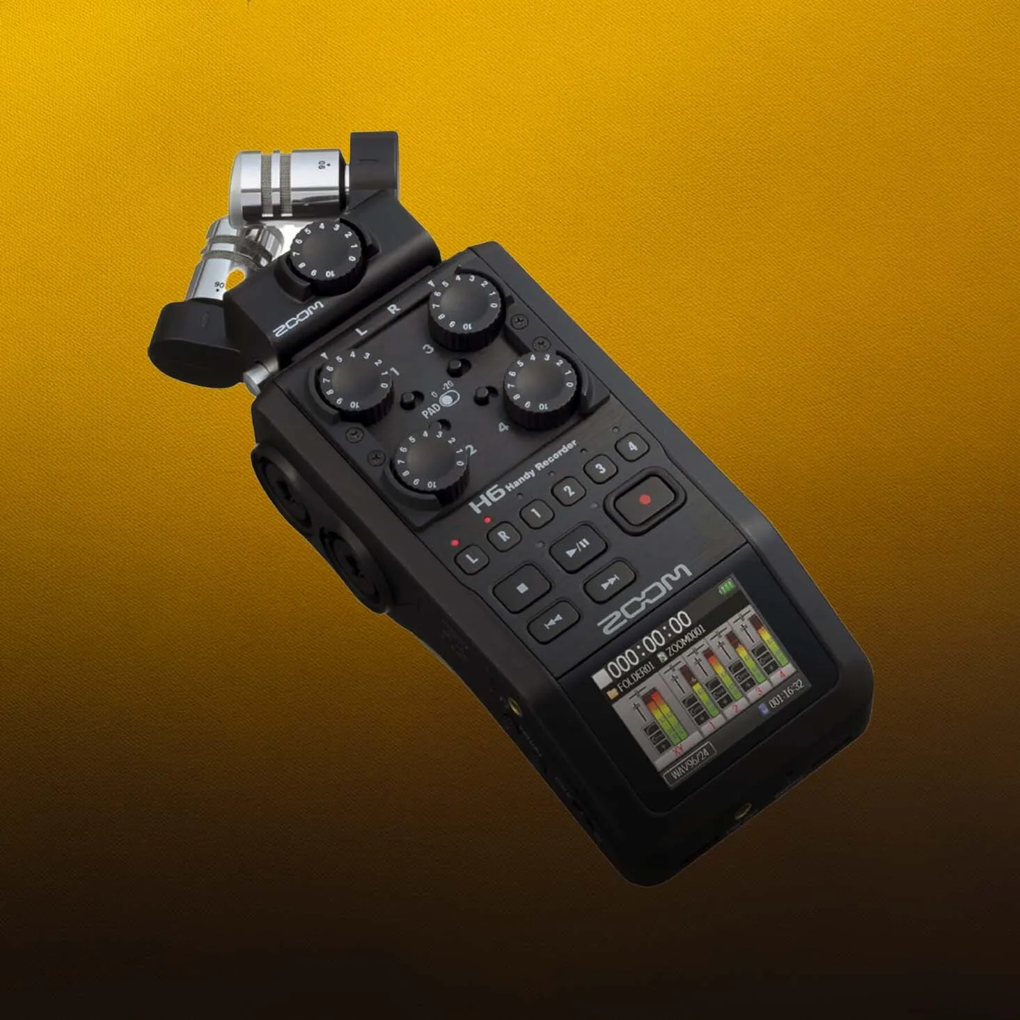 ZOOM H6 Handheld recorder XY,MS