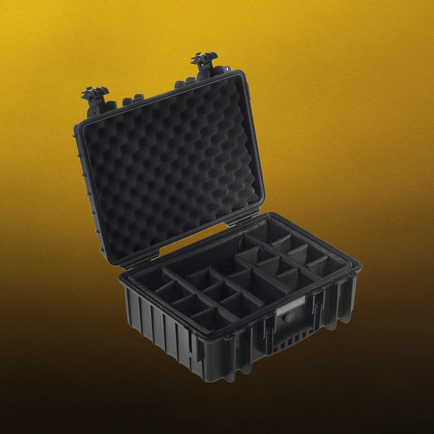 B&W ochranný kufr s přihrádkami typ 5000