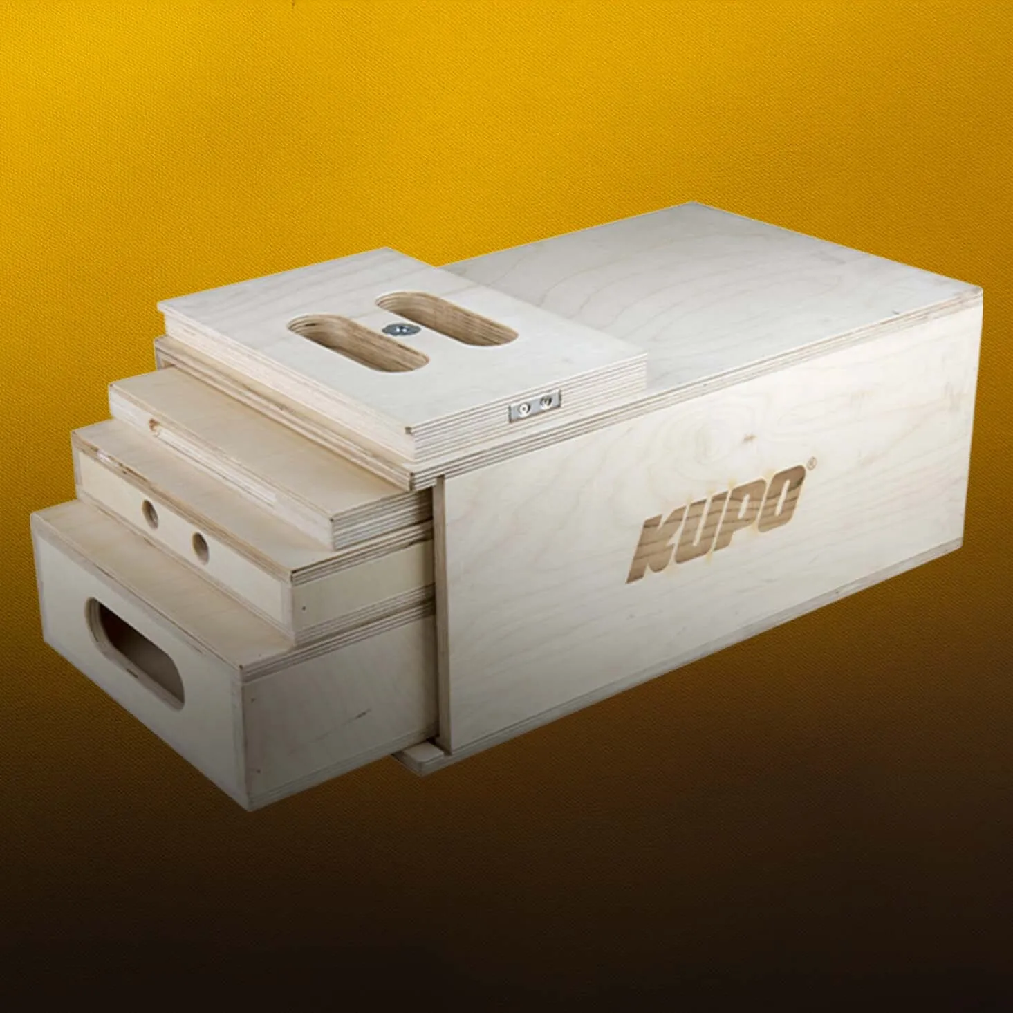 Kupo KAB-41K 4-1 Nesting Apple Box Set Pancake, Quarter, Half&Full Apple Box