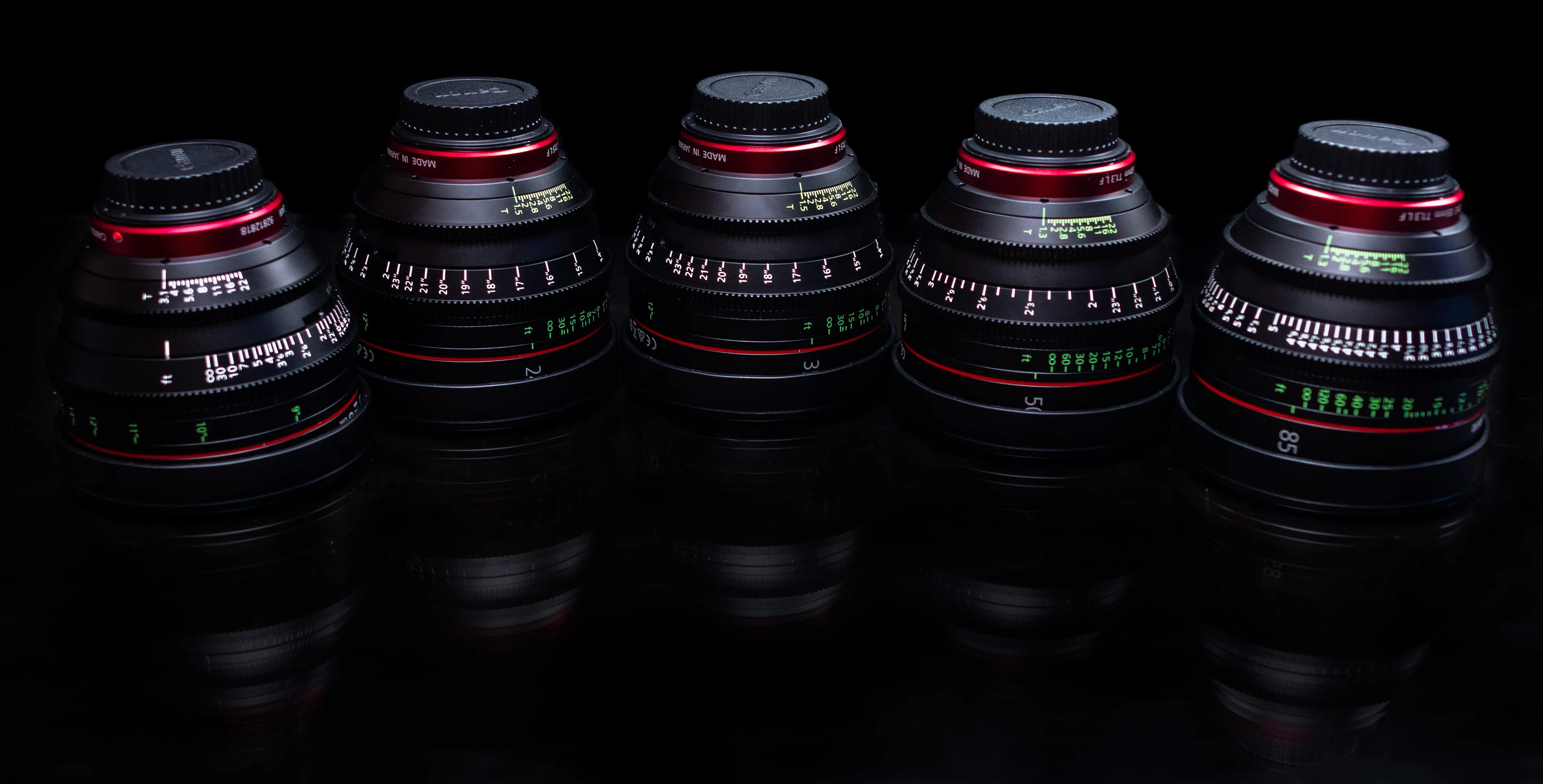 Canon CN-E Cinema Prime Lens Set